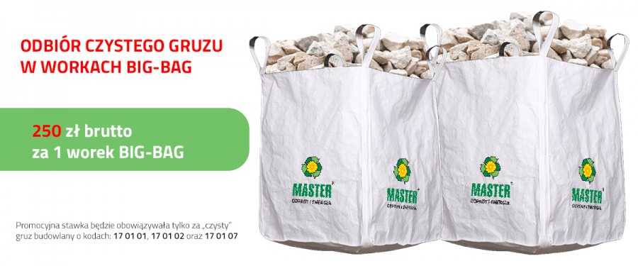 ODBIÓR CZYSTEGO GRUZU W&nbsp;WORKACH BIG-BAG
